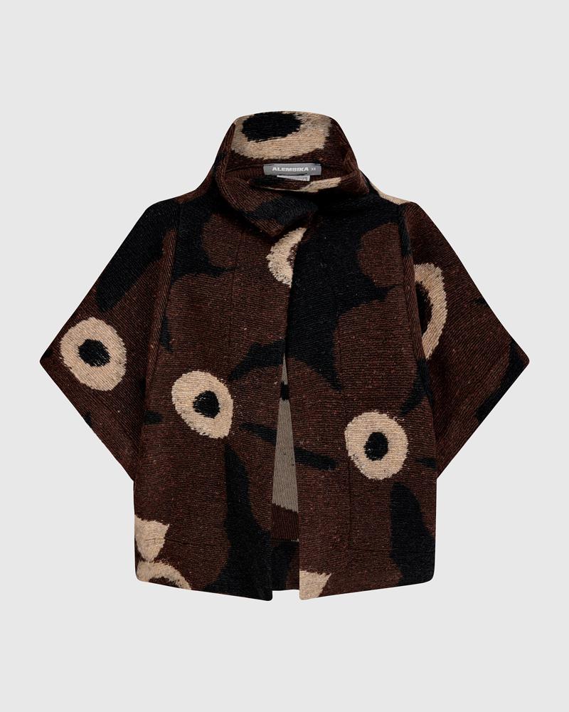 stijlvolle geweven jas aj917 - Alembika