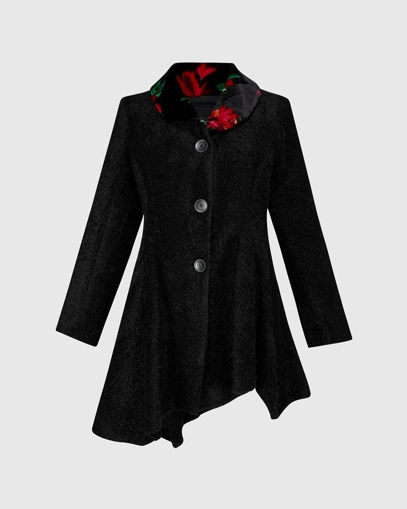 elegante asymmetrische damesjas aj902 - Alembika