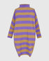jurk met streeppatroon ud661 - Urban by Alembika