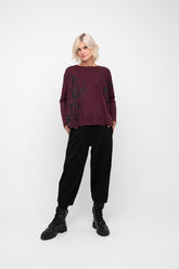 grafisch patroon dames shirt 766050 - Ozai N Kü