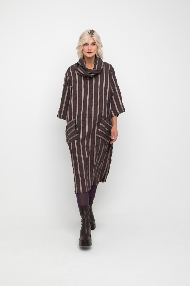 stijlvolle gestreepte oversized jurk 766073 - Ozai N Kü