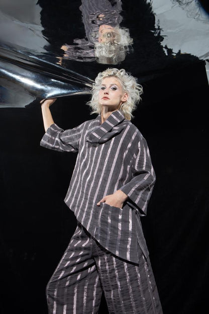 gestreepte elegante blouse 766075 - Ozai N Kü