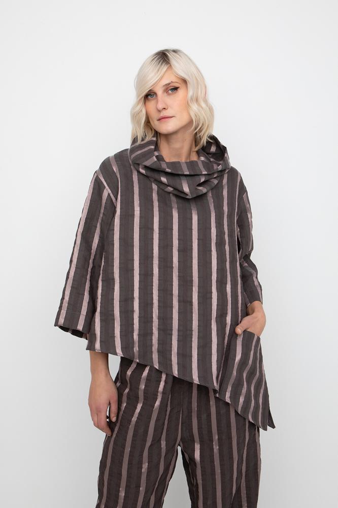 gestreepte elegante blouse 766075 - Ozai N Kü