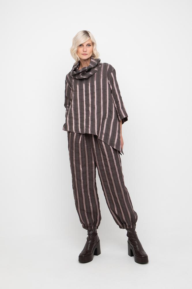 gestreepte elegante blouse 766075 - Ozai N Kü