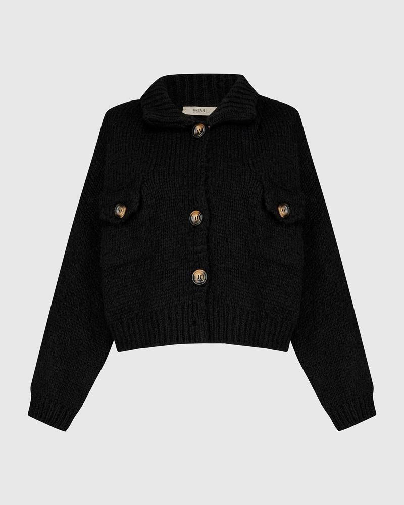 luxueus gebreid gilet as932 - Alembika