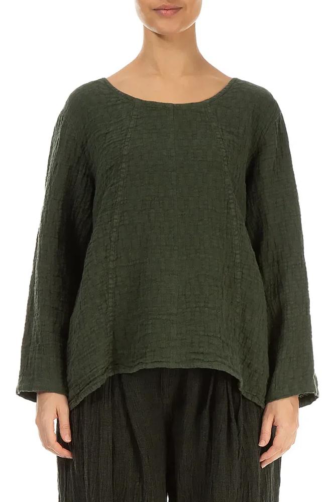 linnen katoenen relaxed shirt 52714-l268 - Grizas