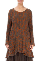 luxe linnen zijde shirt 52629-s301 - Grizas