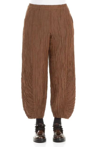 zijden gekreukelde broek 3833-st1 - Grizas