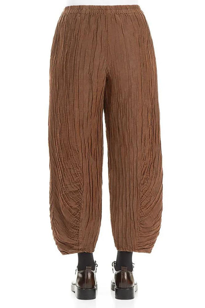 zijden gekreukelde broek 3833-st1 - Grizas
