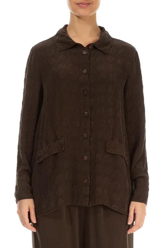 zijden blouse met stijlvolle details 52691-s134 - Grizas