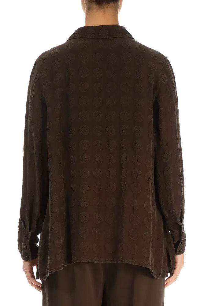 zijden blouse met stijlvolle details 52691-s134 - Grizas