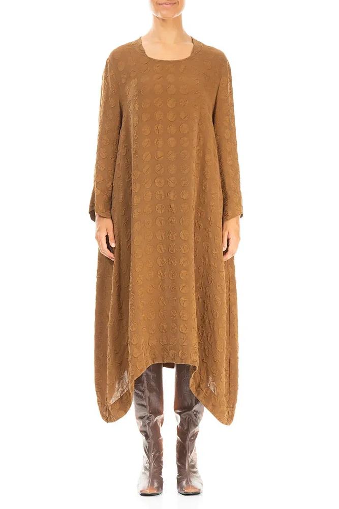 zijdezachte elegante midi-jurk 91855-s134 - Grizas