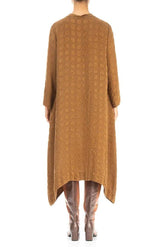 zijdezachte elegante midi-jurk 91855-s134 - Grizas