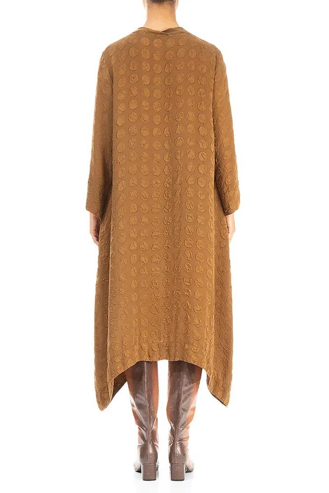 zijdezachte elegante midi-jurk 91855-s134 - Grizas