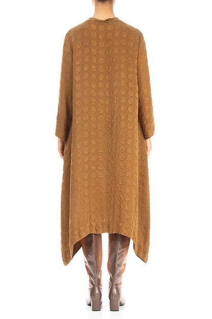 zijdezachte elegante midi-jurk 91855-s134 - Grizas