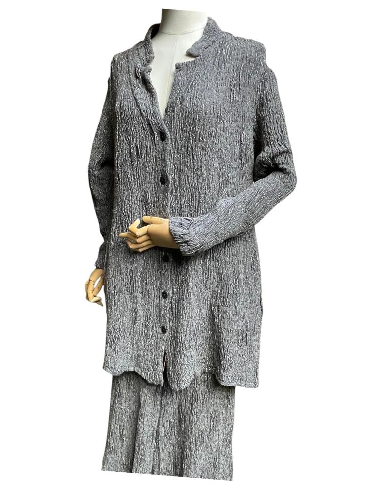 zijde katoen linnen vest 71337-s307 - Grizas