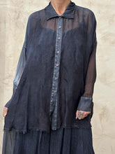zijdezachte transparante blouse s193 - Sanctamuerte