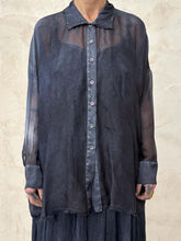 zijdezachte transparante blouse s193 - Sanctamuerte