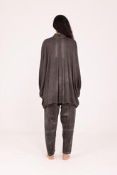 blouse in a-lijn met verlaagde schouder s198 - Sanctamuerte