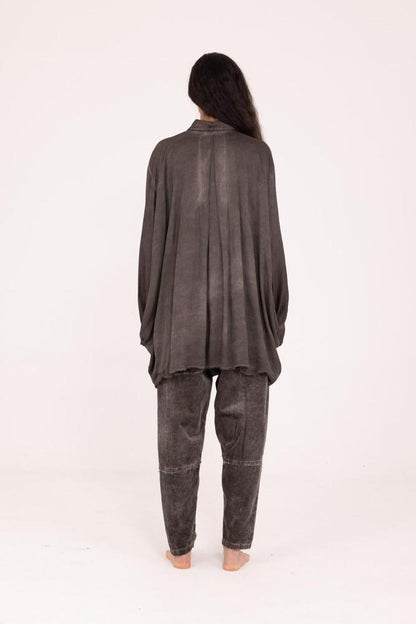 blouse in a-lijn met verlaagde schouder s198 - Sanctamuerte