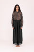 palazzo-broek met elastische tailleband s154 - Sanctamuerte