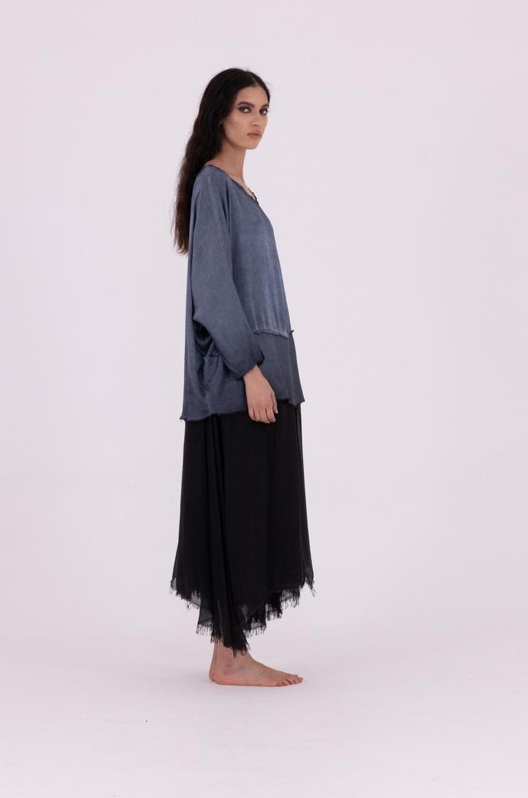 shirt met ronde hals s223 - Sanctamuerte