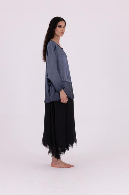 shirt met ronde hals s223 - Sanctamuerte