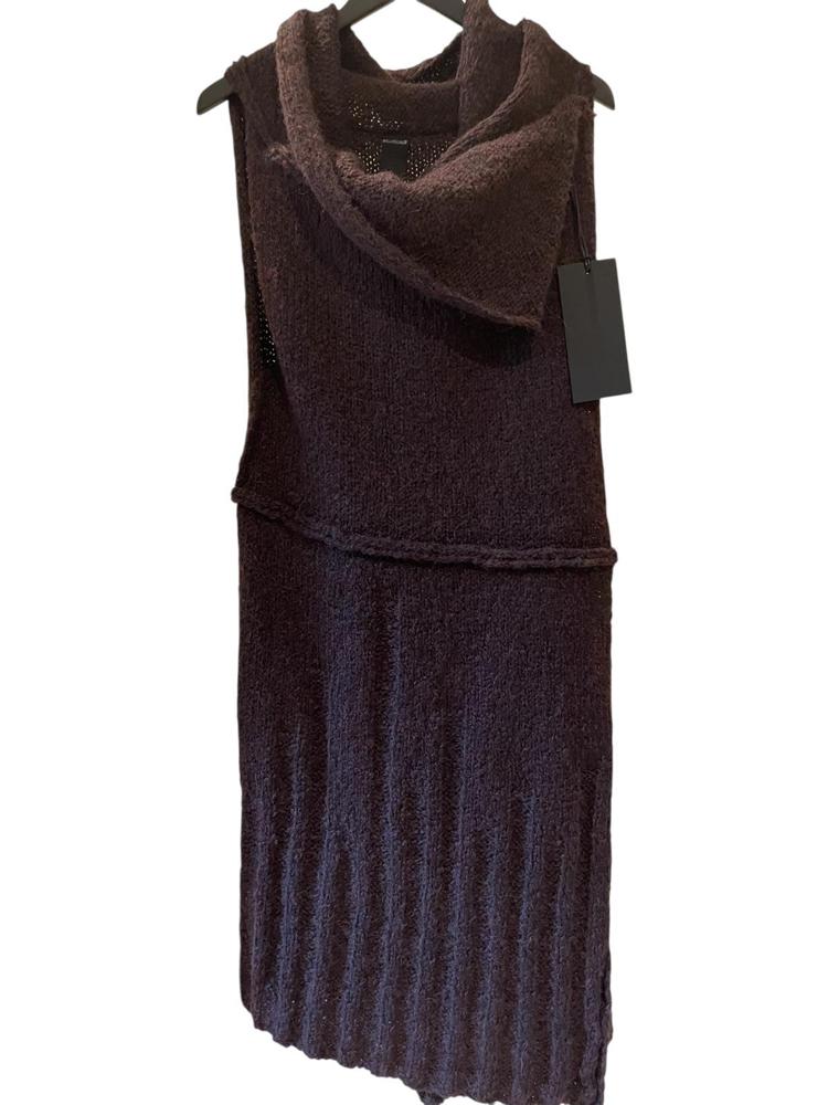 stijlvolle lange damesgilet 2043 - Studiob3