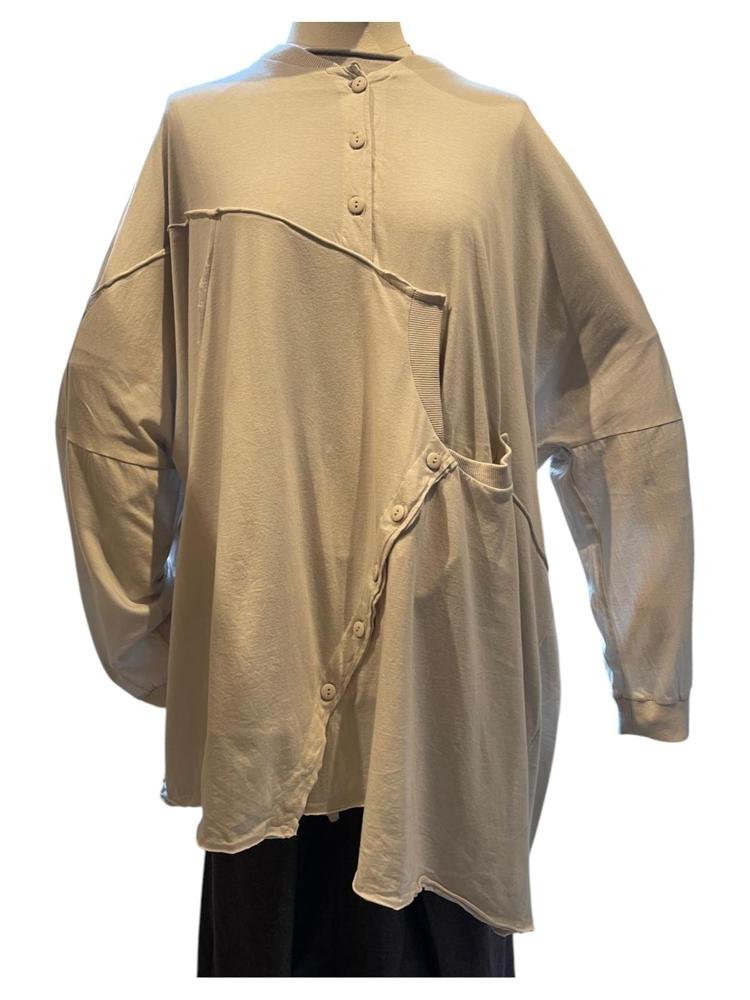 stijlvolle asymmetrische tuniek design 2035 - Studiob3