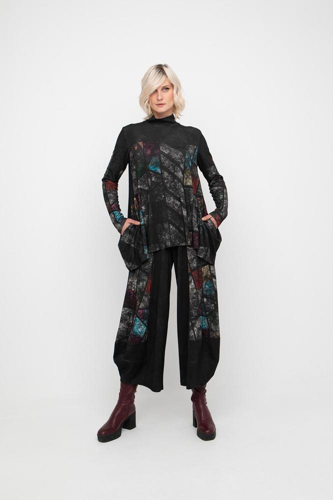 wijde broek met design 766058 - Ozai N Kü