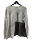 gestreepte pull  met contrasterend blokdesign 9431-094 - Vetono