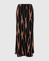 maxi rok met grafisch design ak635 - Alembika