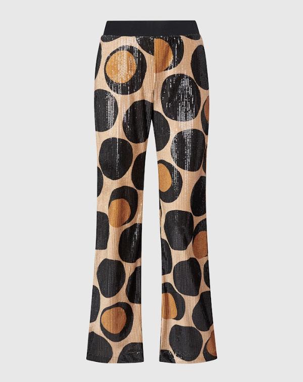 trendy glanzende cirkelbroek ap608 - Alembika