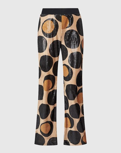 trendy glanzende cirkelbroek ap608 - Alembika