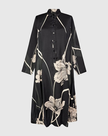 bloemenprint maxi jurk ad822 - Alembika