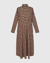 stijlvolle geometrische midi-jurk ud666 - Alembika