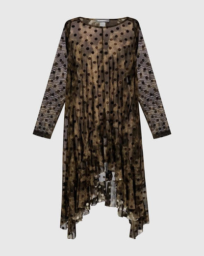 elegante gevlekte tuniek ut622 - Alembika