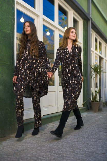 modieuze print broek ap611 - Alembika