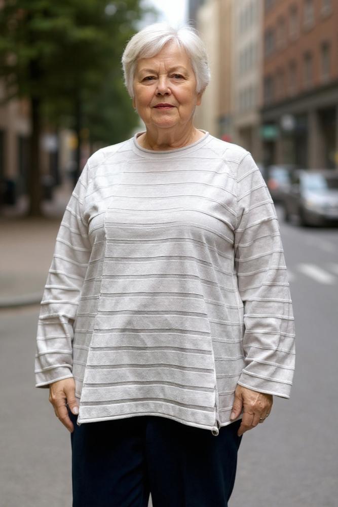 elegante viscose polyester pull 9533-028 - Vetono