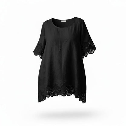 elegant linnen  shirt 7501ss26 - Moonshine