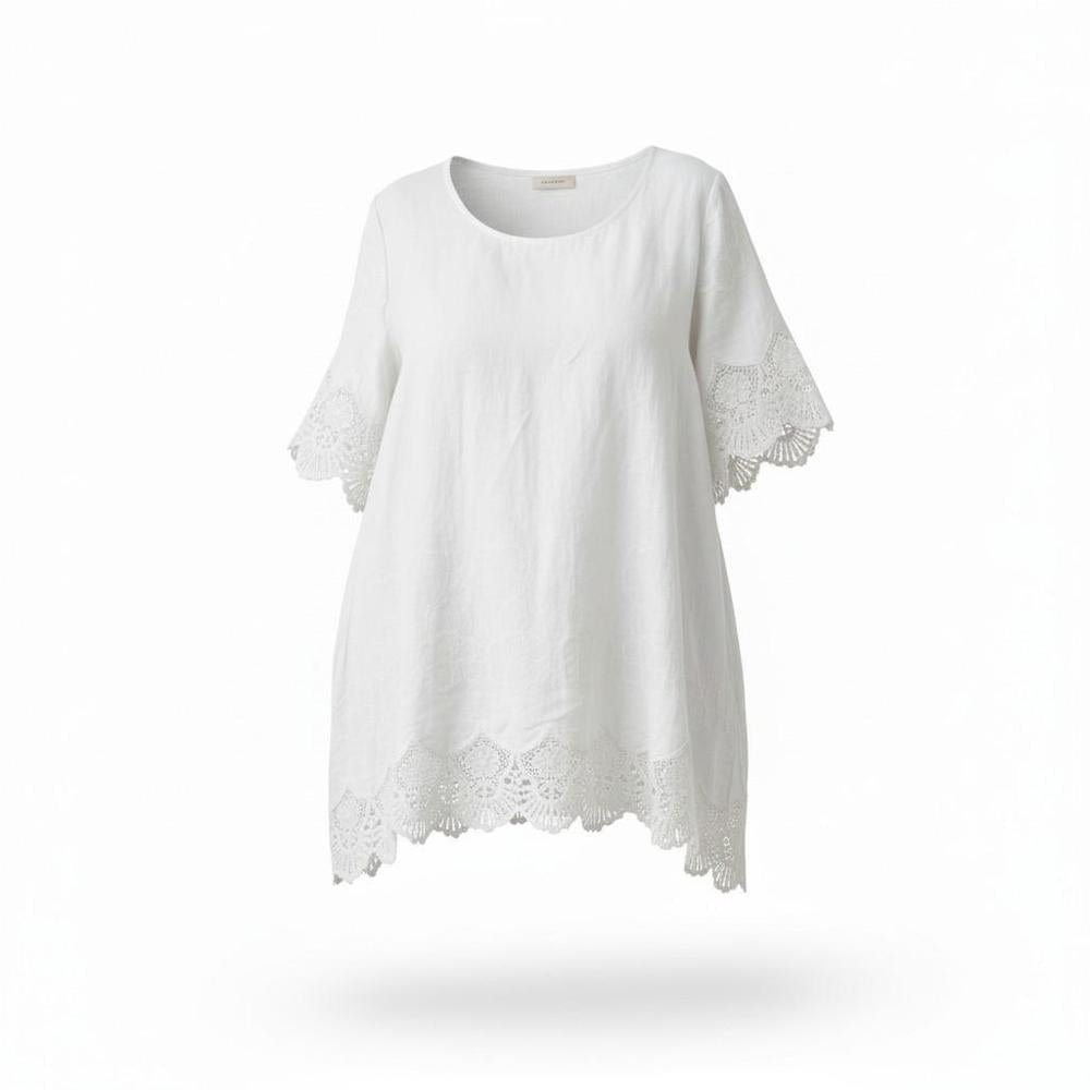 elegant linnen  shirt 7501ss26 - Moonshine