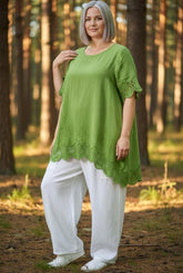 elegant linnen  shirt 7501ss26 - Moonshine