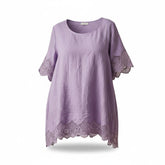 elegant linnen  shirt 7501ss26 - Moonshine