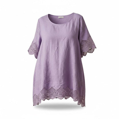 elegant linnen  shirt 7501ss26 - Moonshine