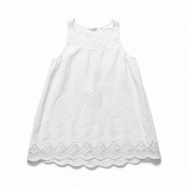 zomerse mouwloze top 7500ss26 - Moonshine