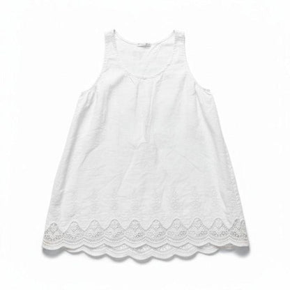 zomerse mouwloze top 7500ss26 - Moonshine