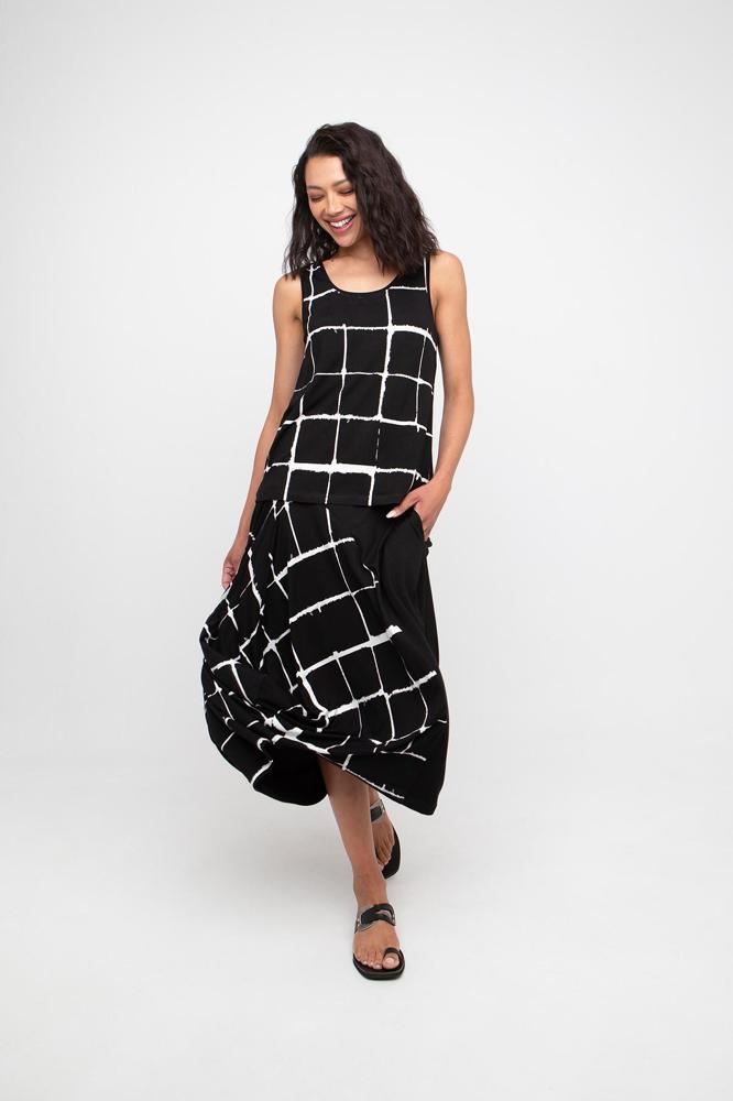 top met ruitmotief 861084 - Ozai N Kü