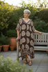 lange boho zomerjurk bloemenprint 8756 - Studio Amour