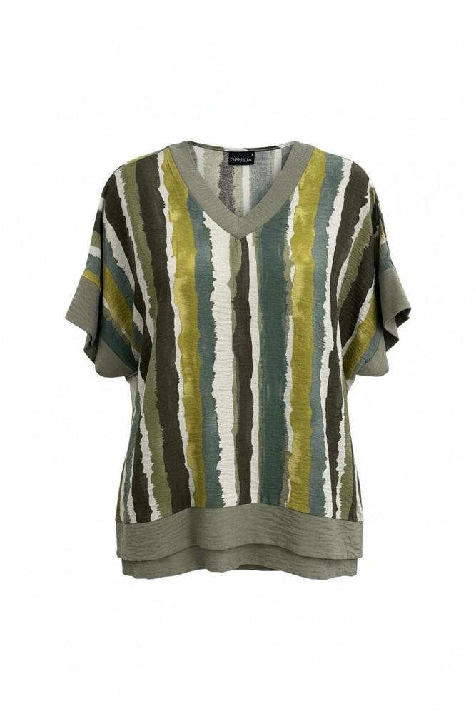 gestreept v-hals shirt zelda - Ophilia