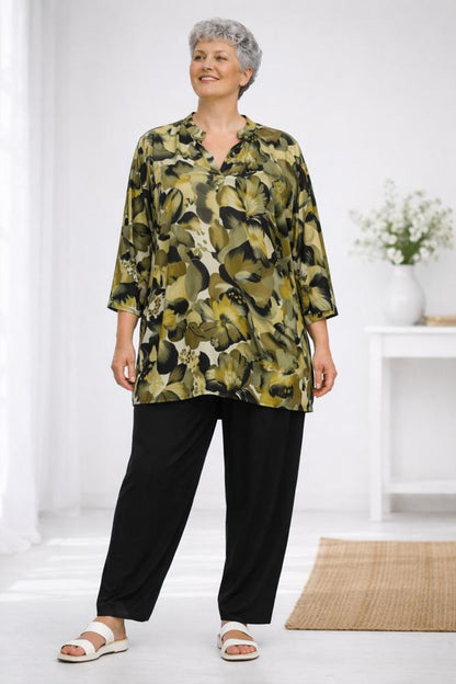 stijlvolle bloemenprint tuniek melani - Ophilia